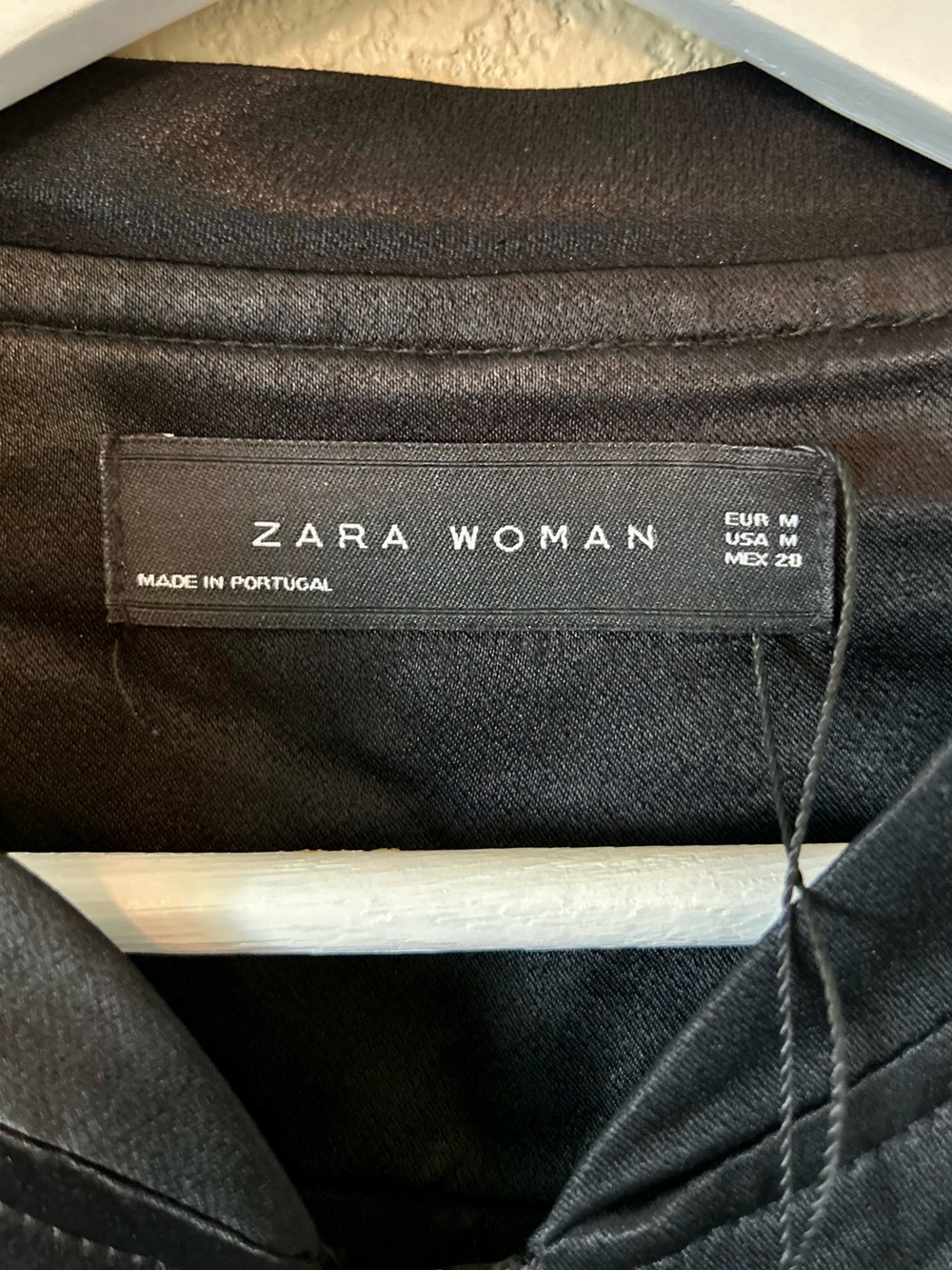 Zara Black Bird Embroidered Bomber Jacket Size M - Picture 5 of 9